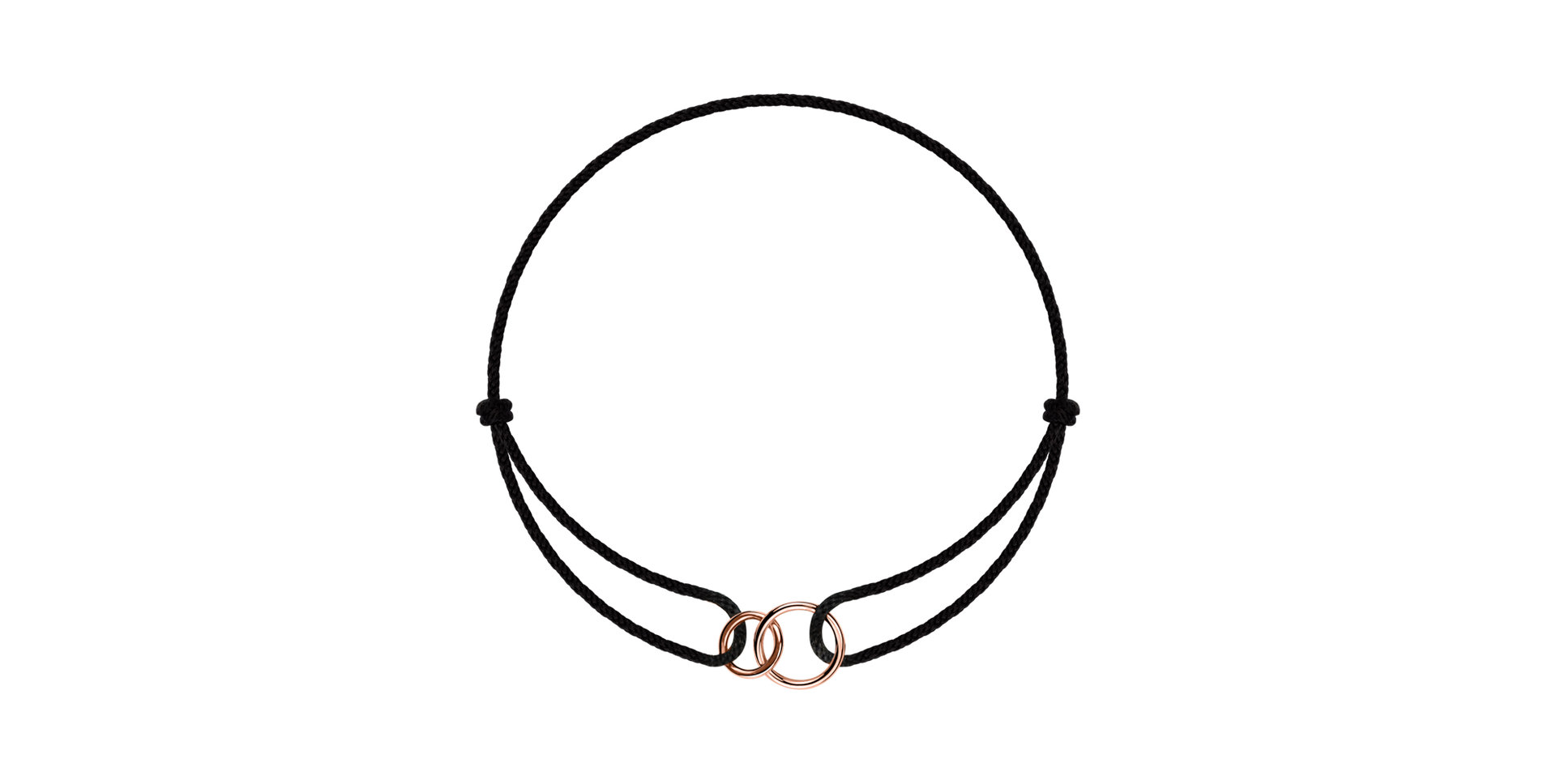 Bracelet with cord Infinity