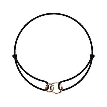 Bracelet with cord Infinity