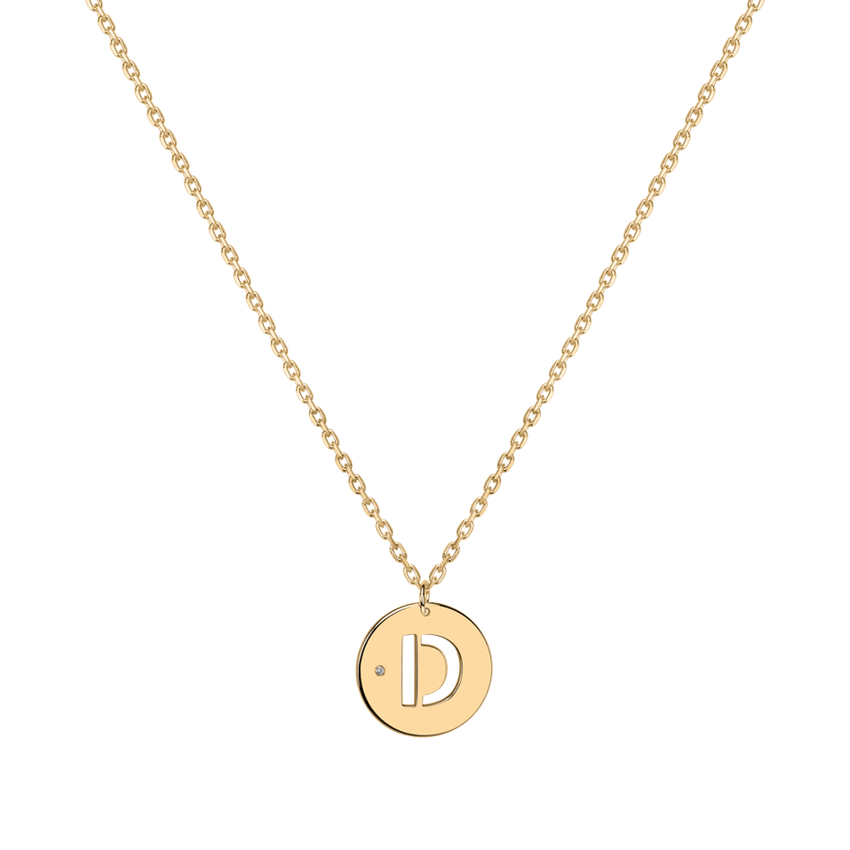 Diamond necklace Cut Coins D