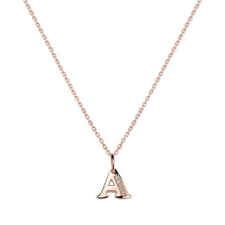 Diamond pendant Dream Letter