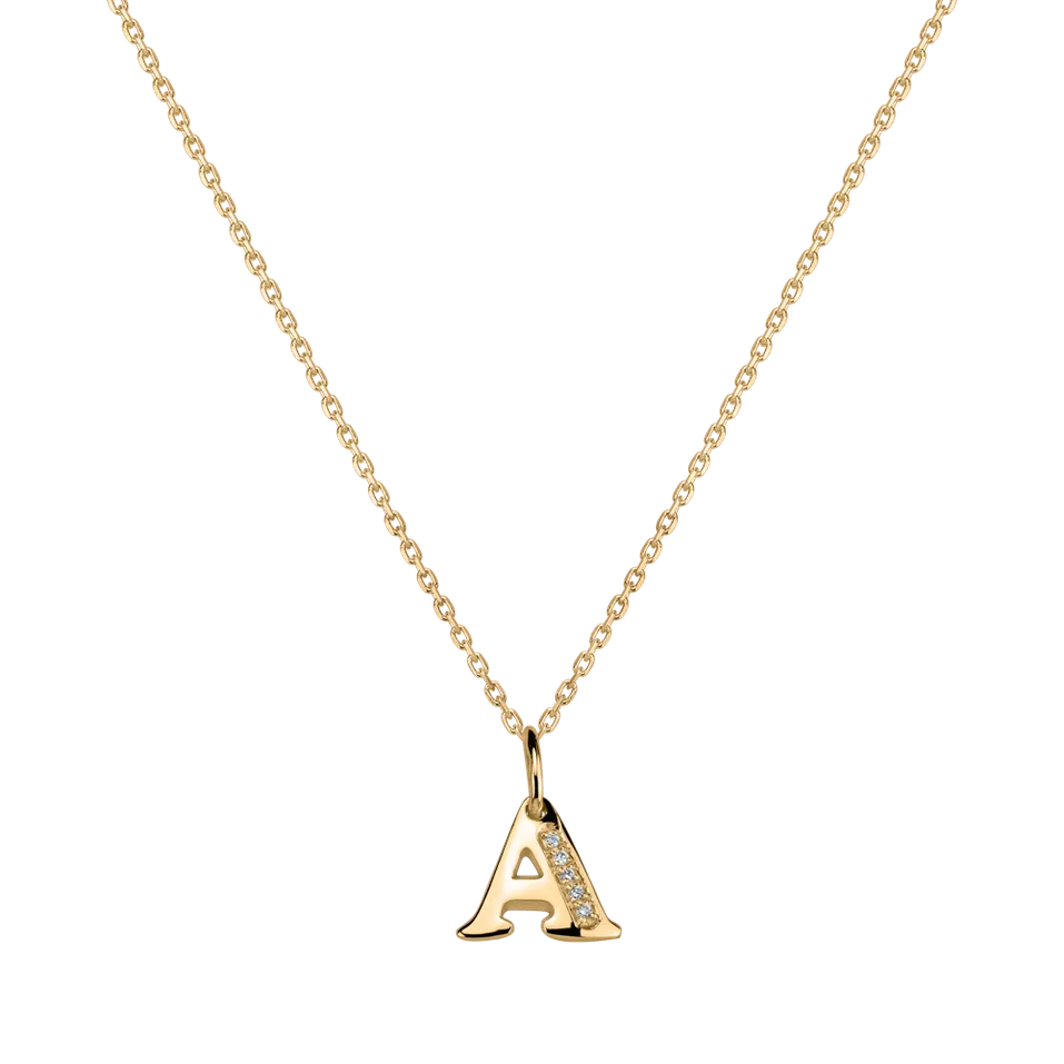 Diamond pendant Dream Letter