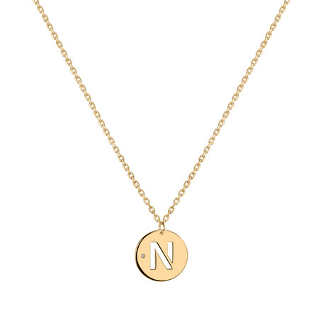 Diamond necklace Cut Coins N