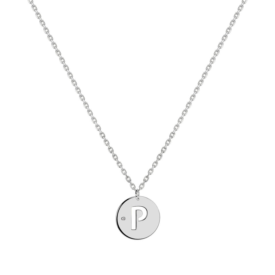 Diamond necklace Cut Coins P