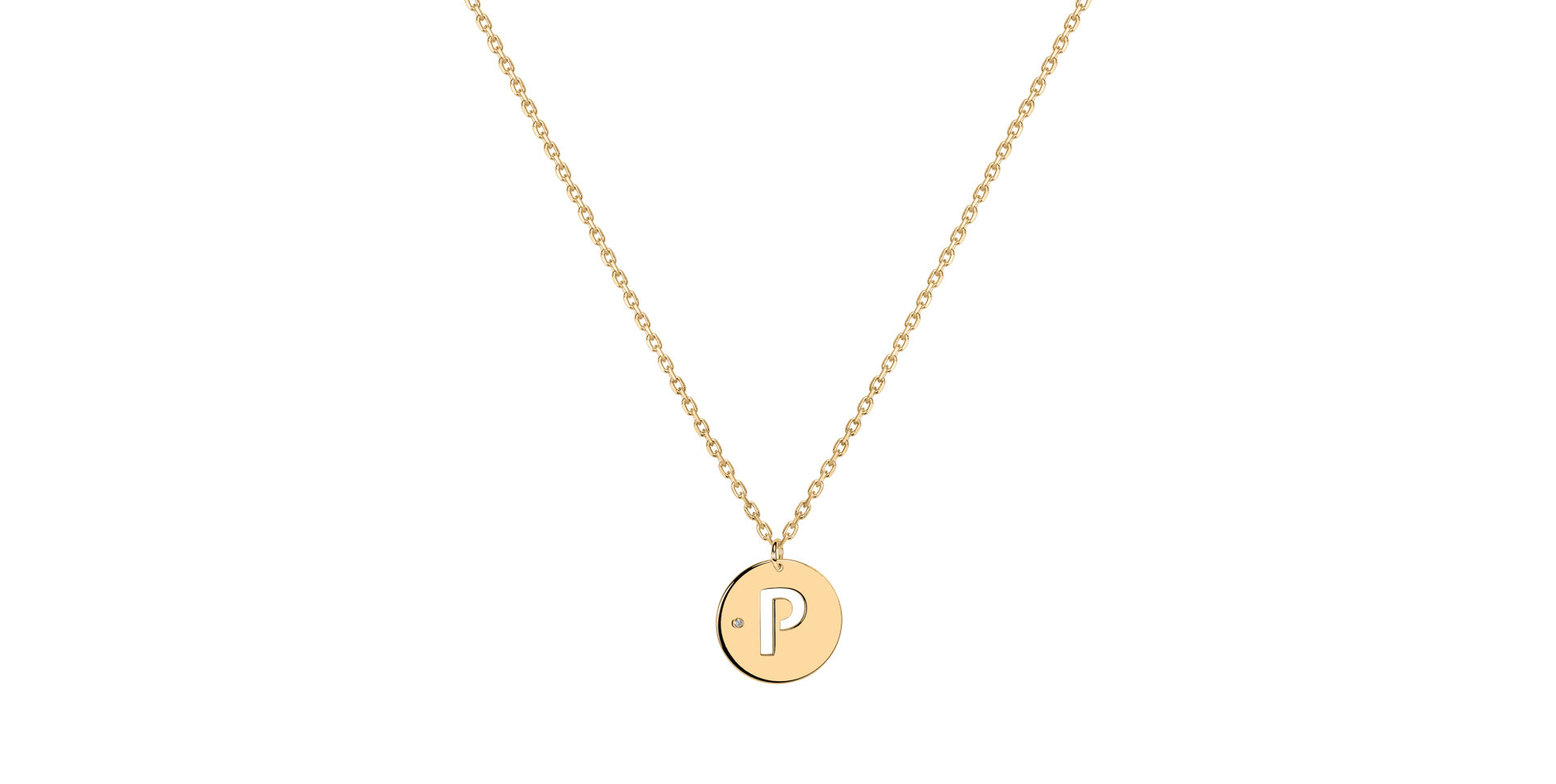 Diamond necklace Cut Coins P