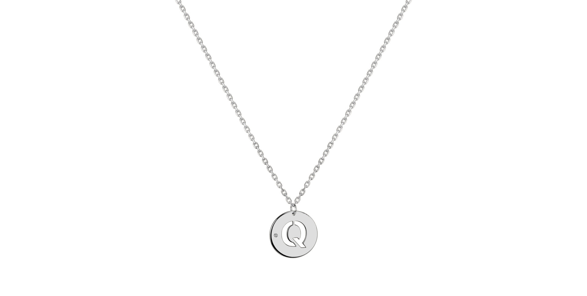 Diamond necklace Cut Coins Q