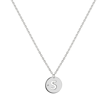 Diamond necklace Cut Coins S