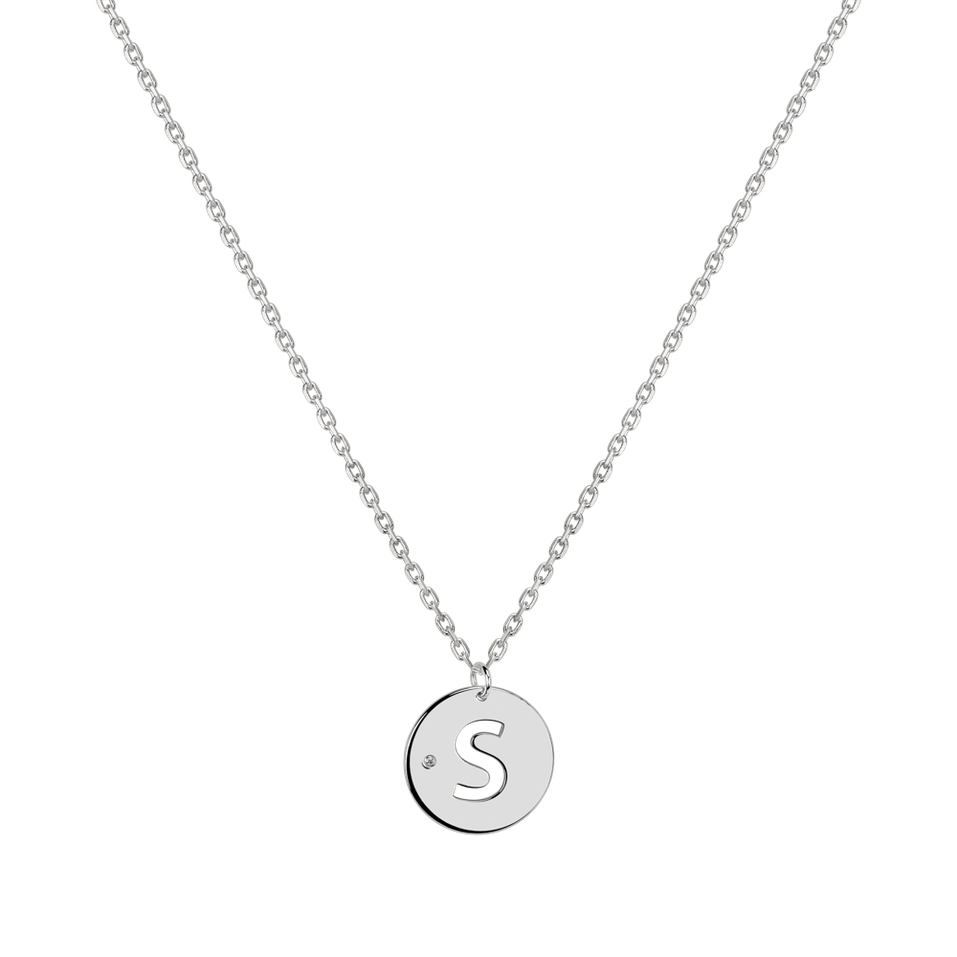 Diamond necklace Cut Coins S