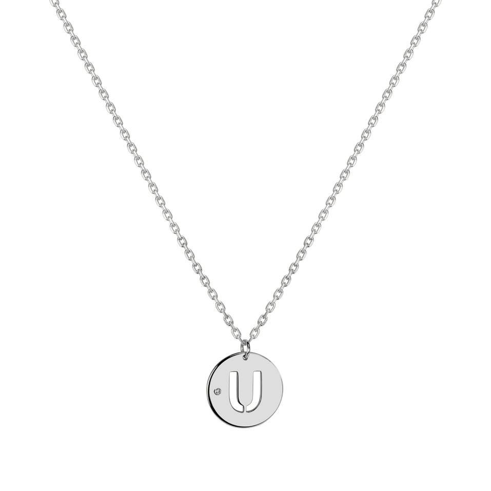 Diamond necklace Cut Coins U
