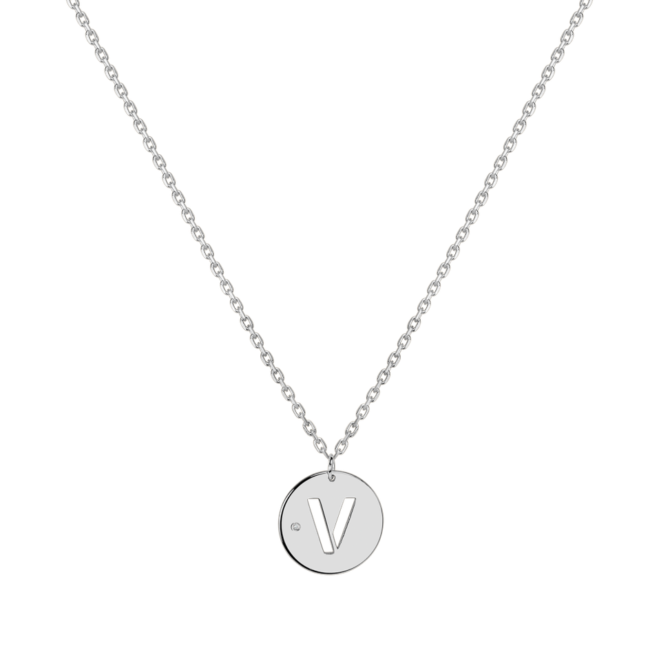 Diamond necklace Cut Coins V