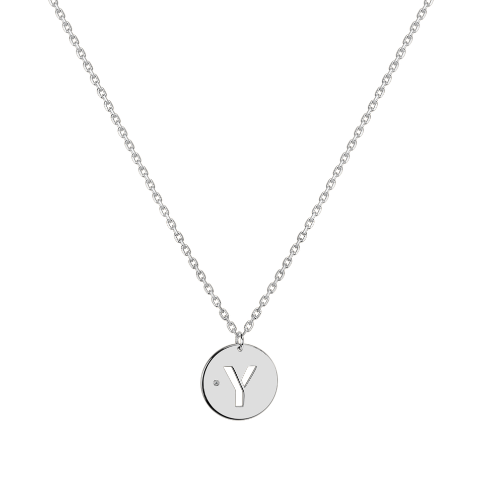 Diamond necklace Cut Coins Y