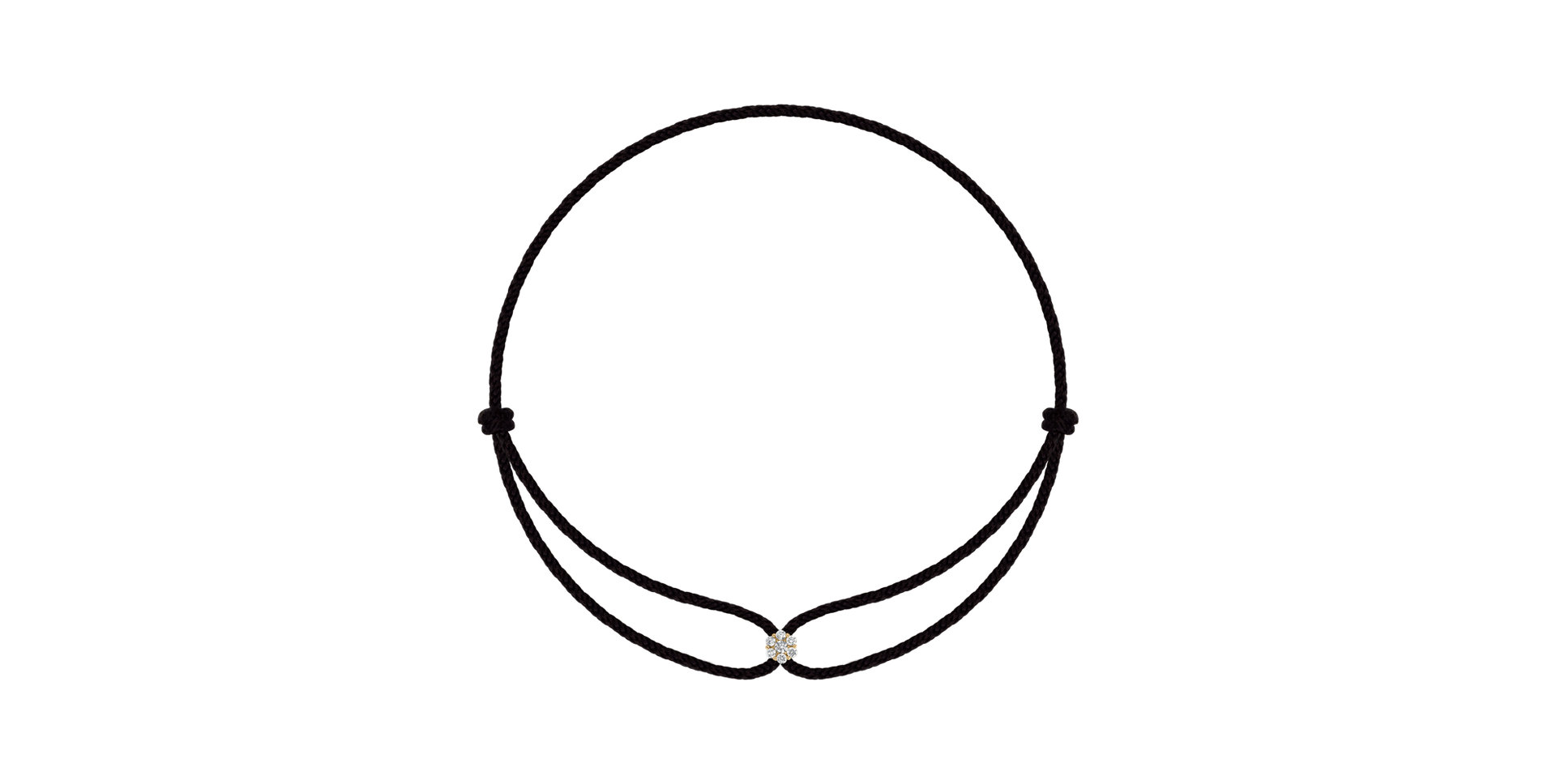 Bracelet with diamonds Deep Snow