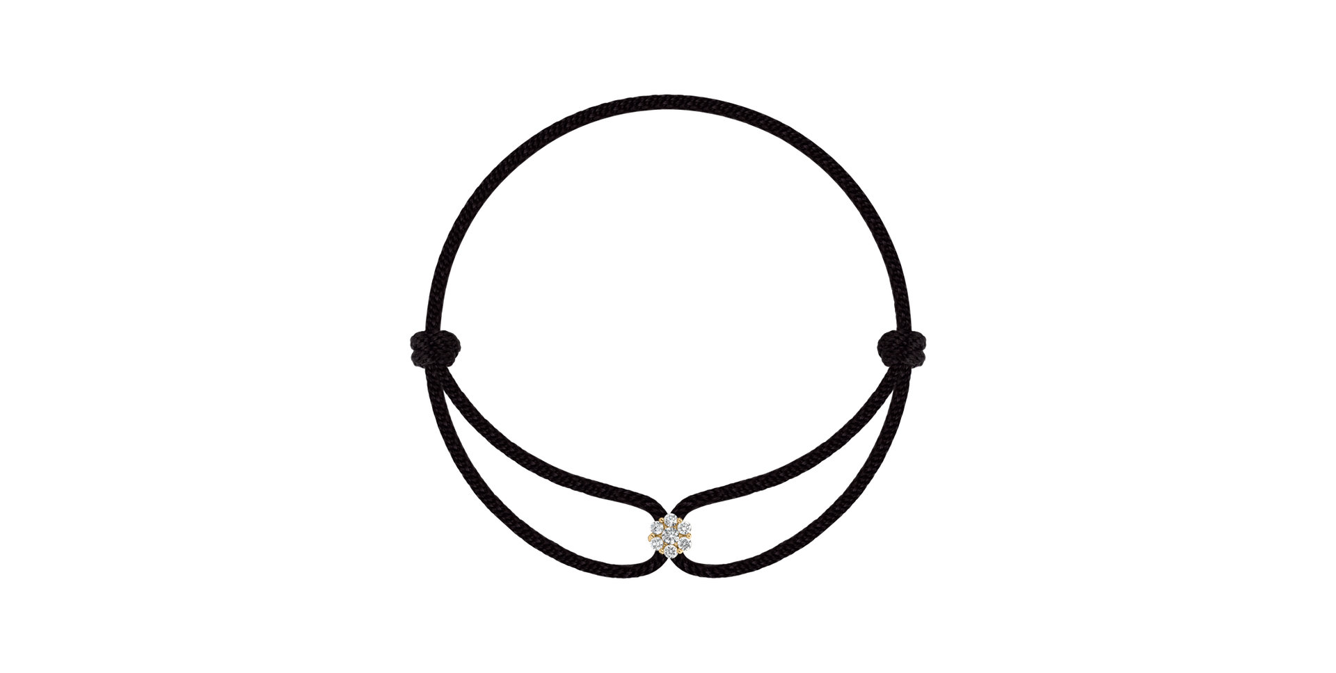 Bracelet with diamonds Deep Snow