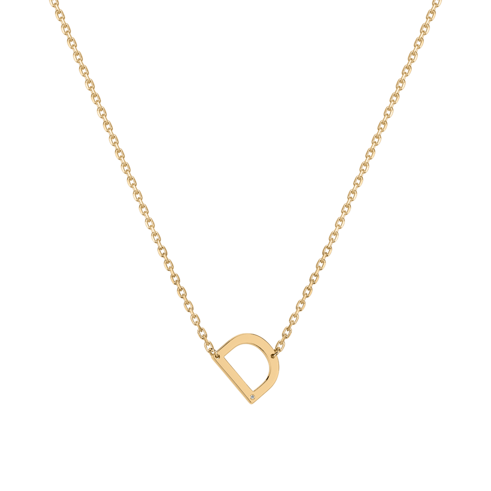 Diamond necklace Big Laser Line D