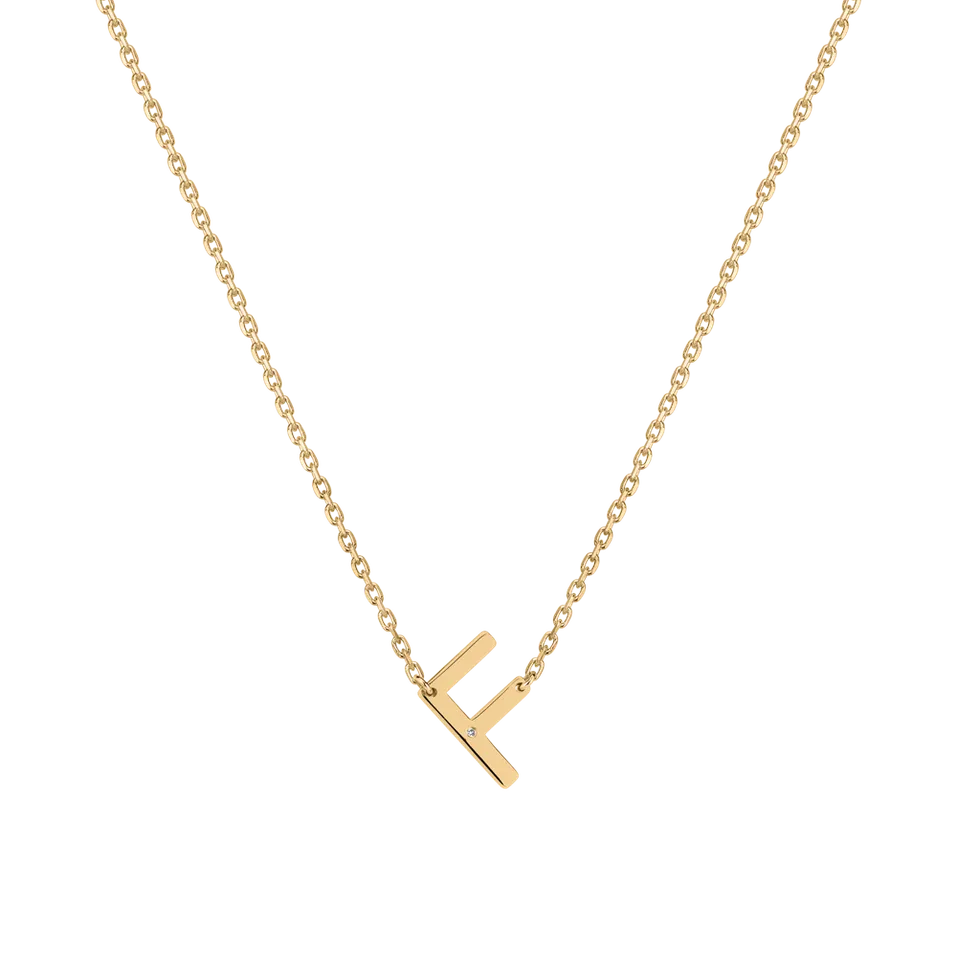 Diamond necklace Big Laser Line F