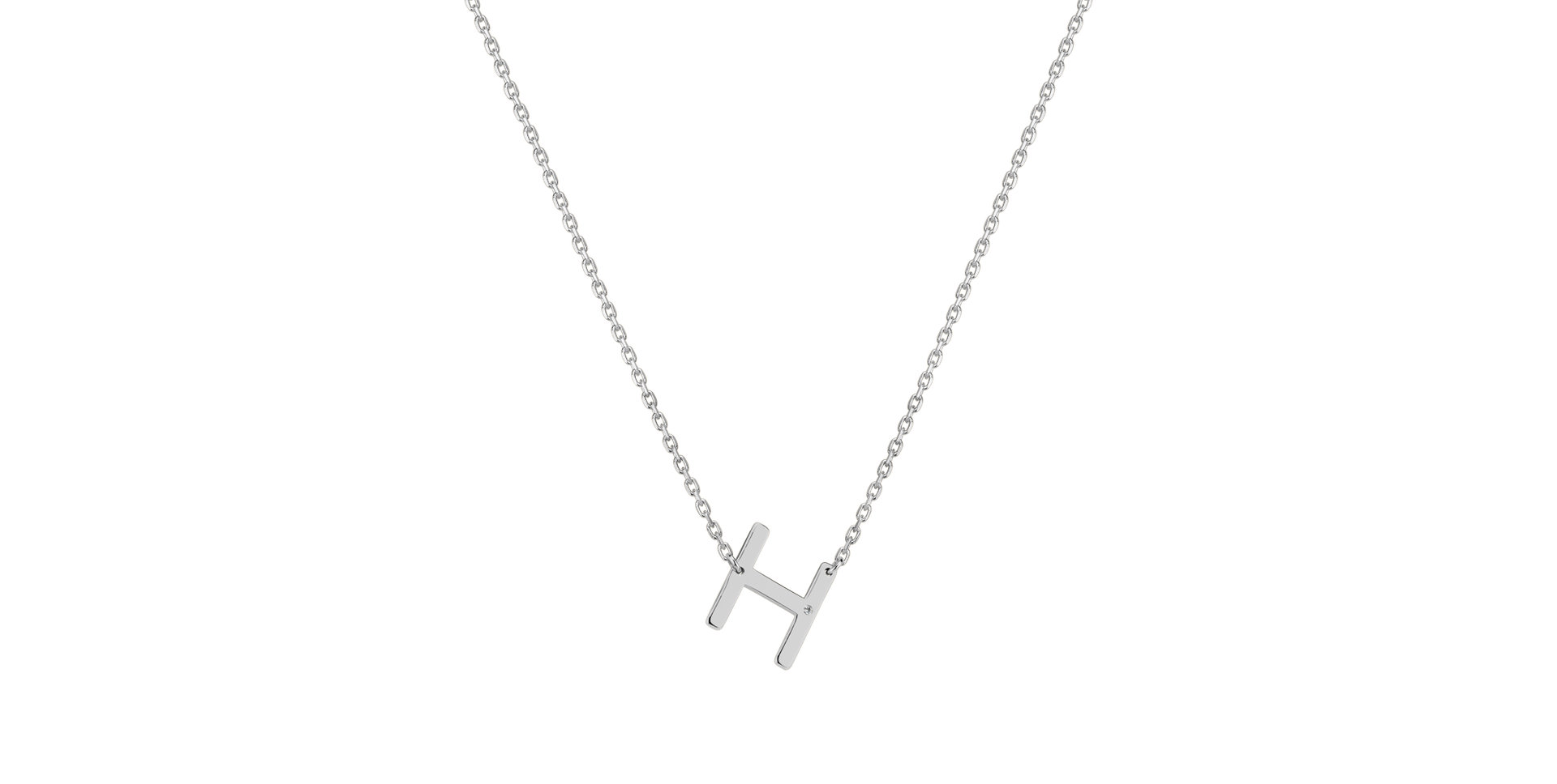 Diamond necklace Big Laser Line H