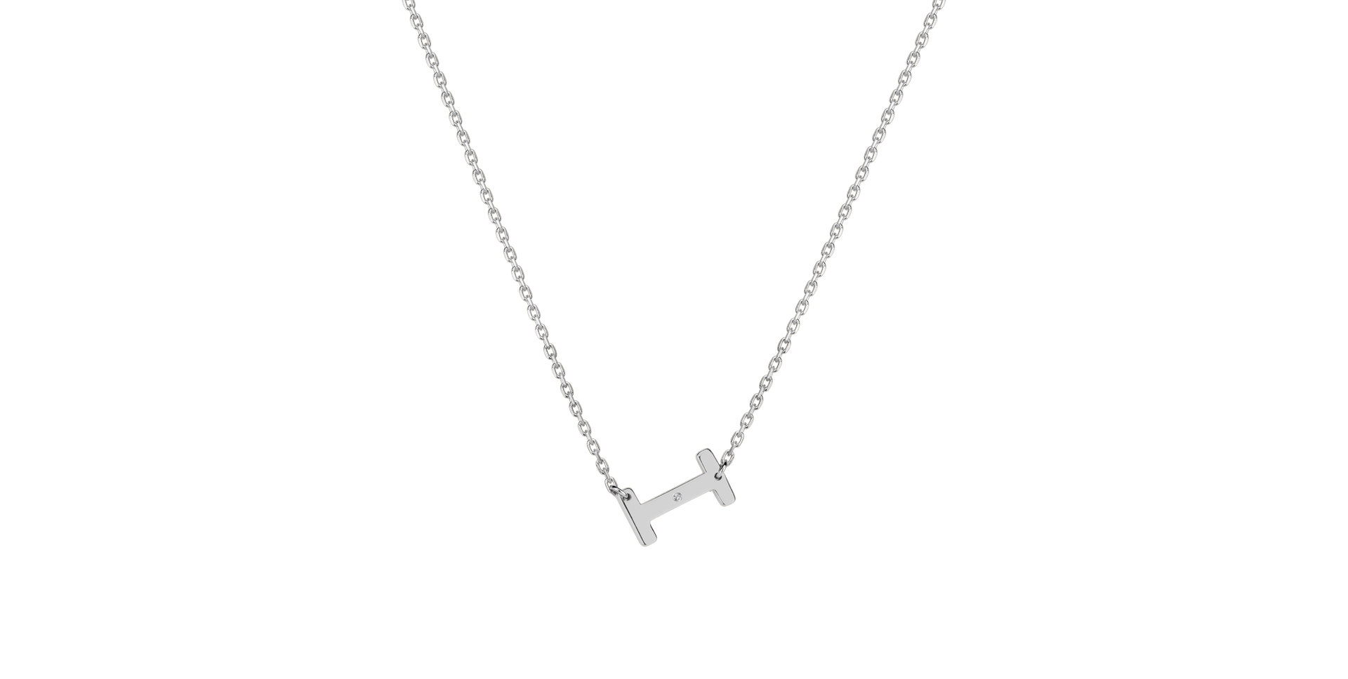 Diamond necklace Big Laser Line I