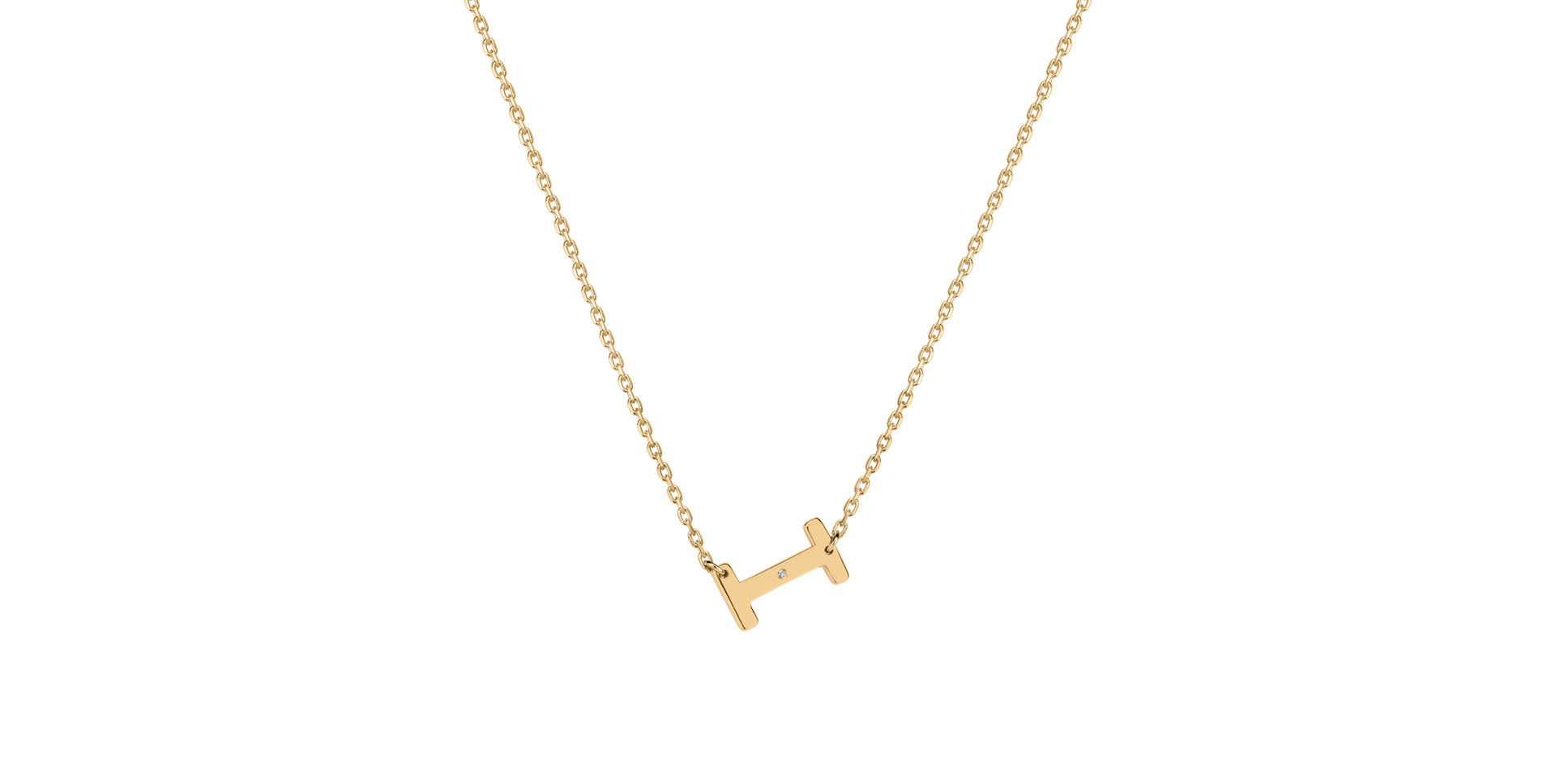 Diamond necklace Big Laser Line I