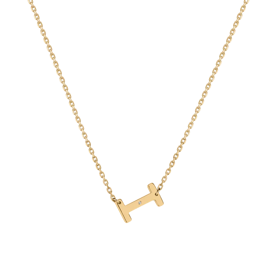 Diamond necklace Big Laser Line I