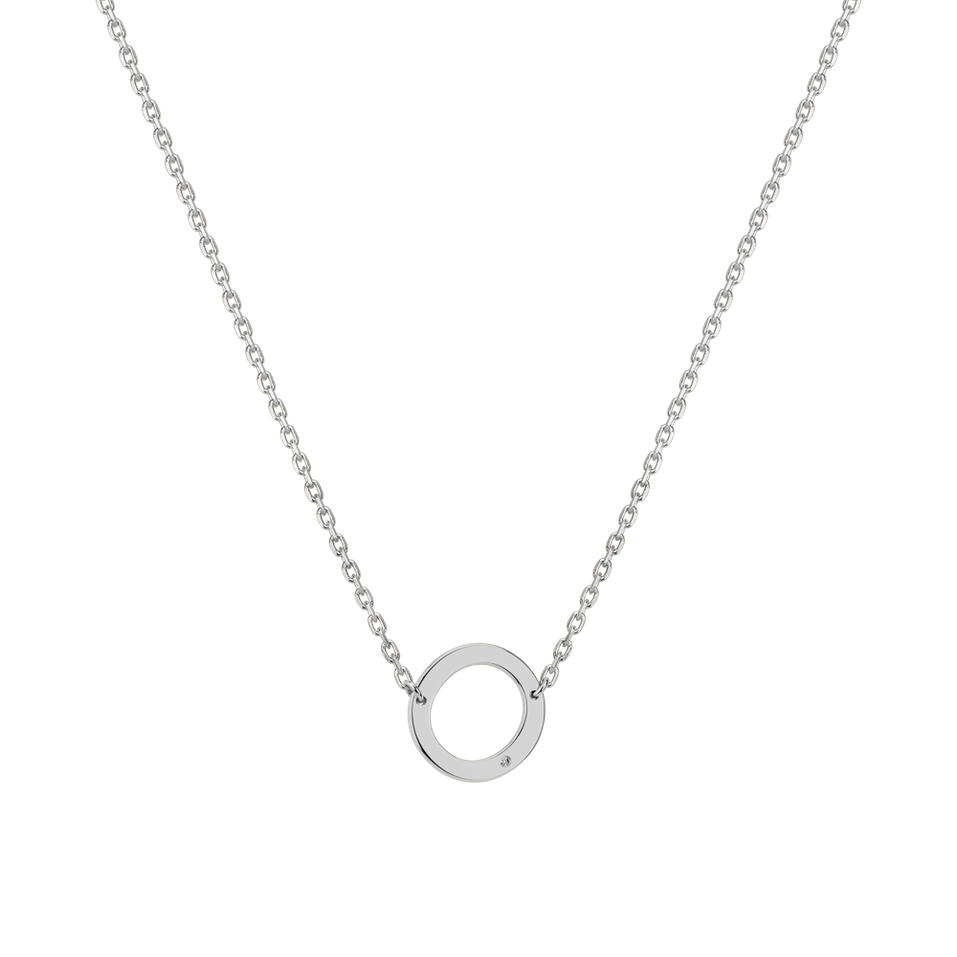 Diamond necklace Big Laser Line O