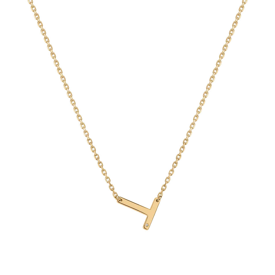 Diamond necklace Big Laser Line T