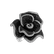 Ring with black and white diamonds Royal Rose2
