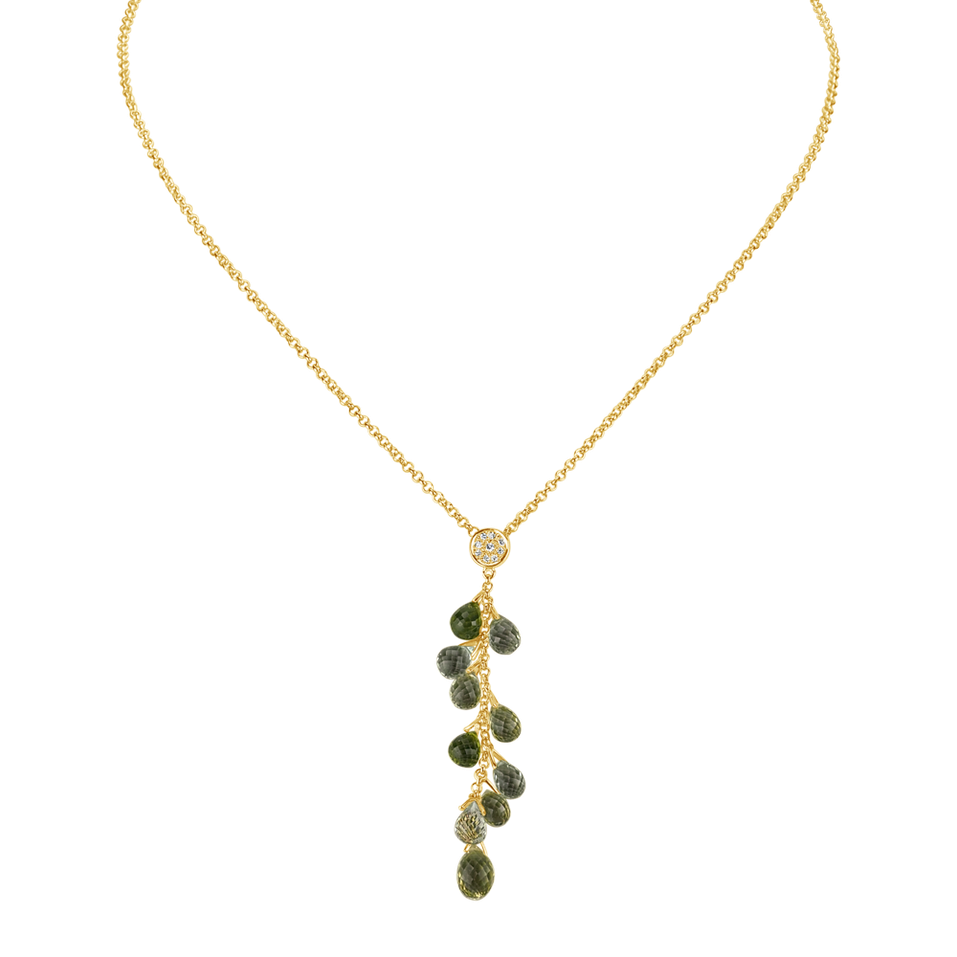 Diamond necklace with gemstones Zetticci