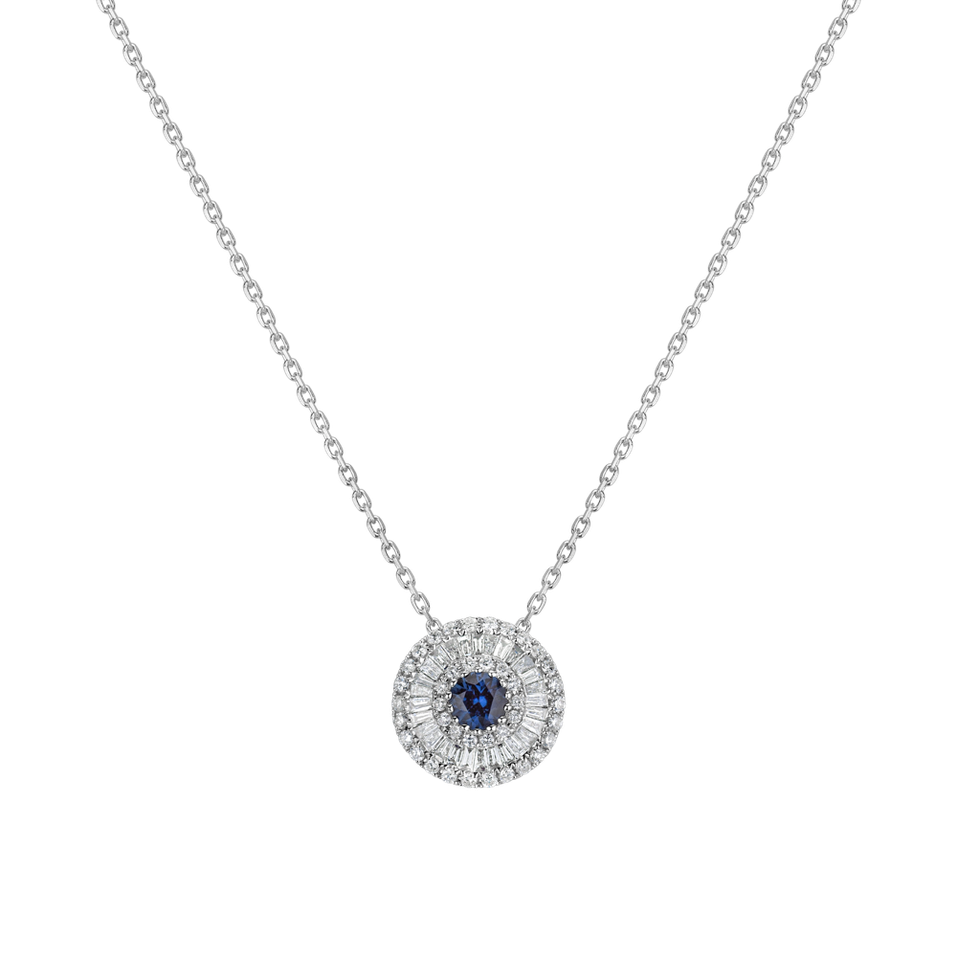 Diamond pendant with Sapphire Tristana