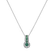 Diamond necklace with Emerald Liana la Green2