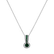 Diamond pendant with Emerald Liana del Green2