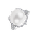 Diamond ring with Pearl Queen of Profound2