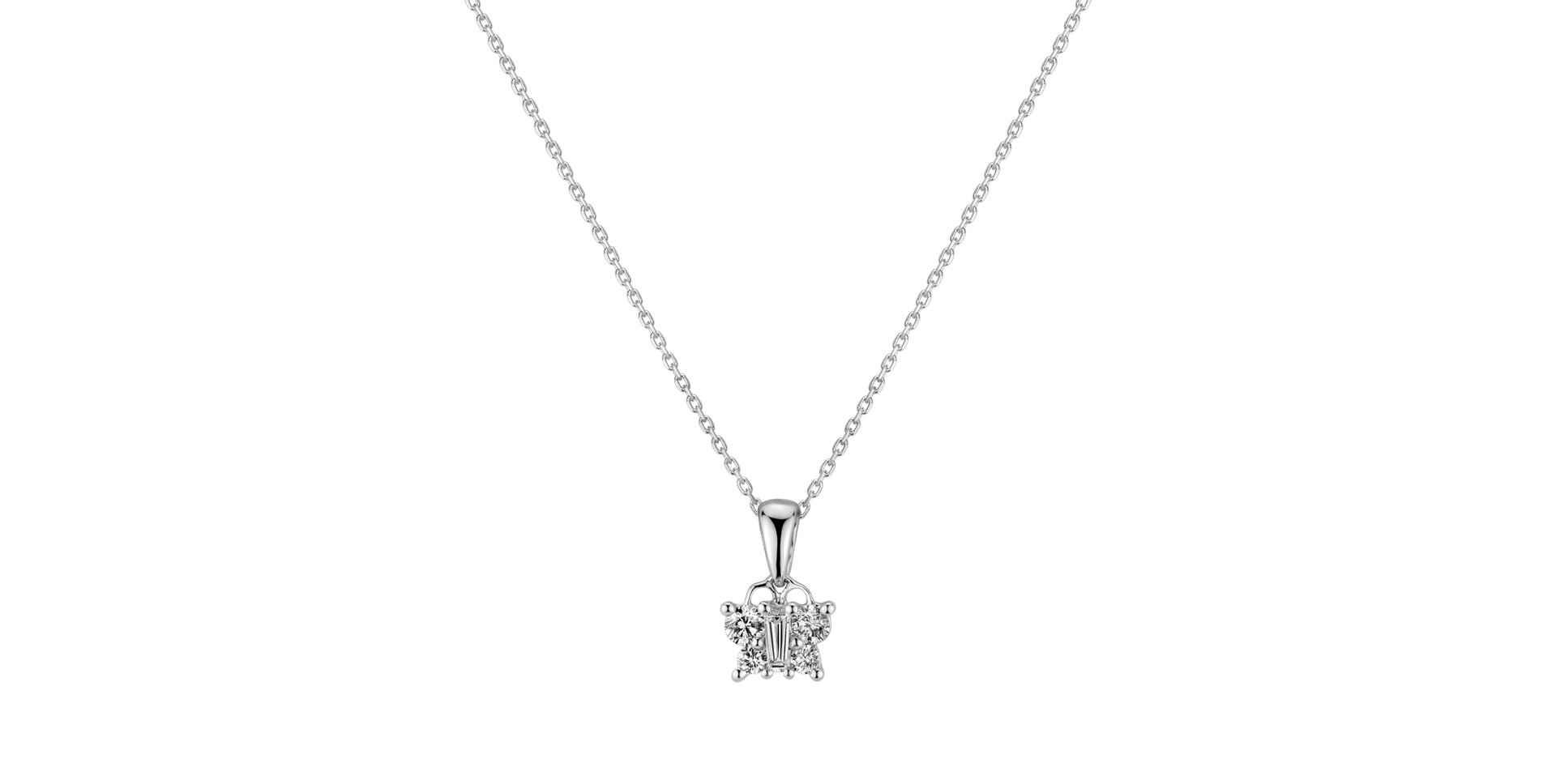 Diamond pendant Glorious Butterfly