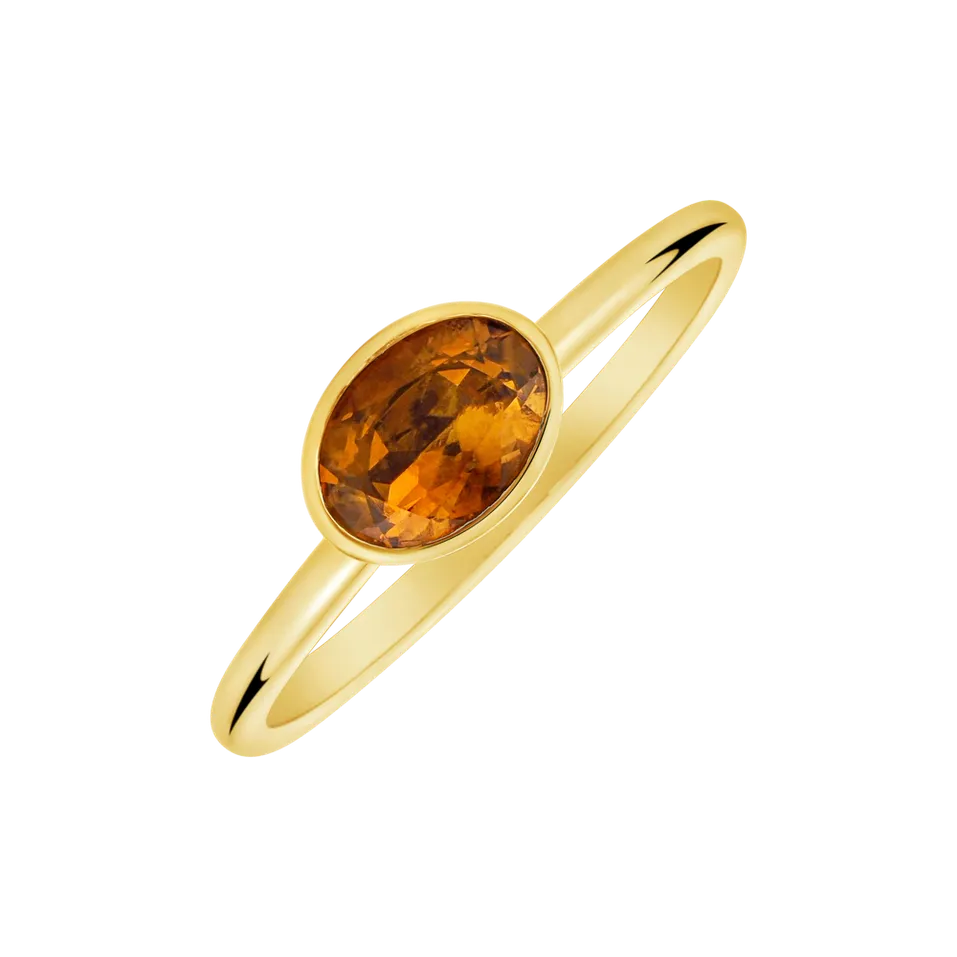 Ring with Citrine Mystic Essence