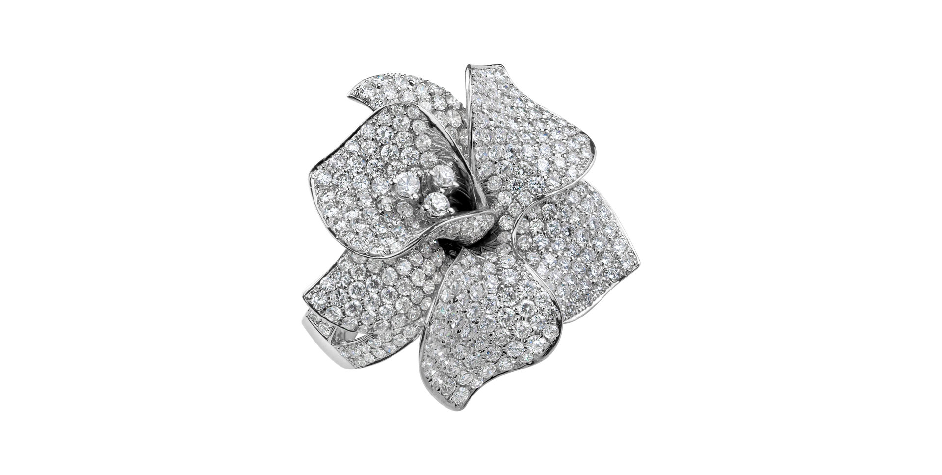 Diamond ring Fantasy Flower