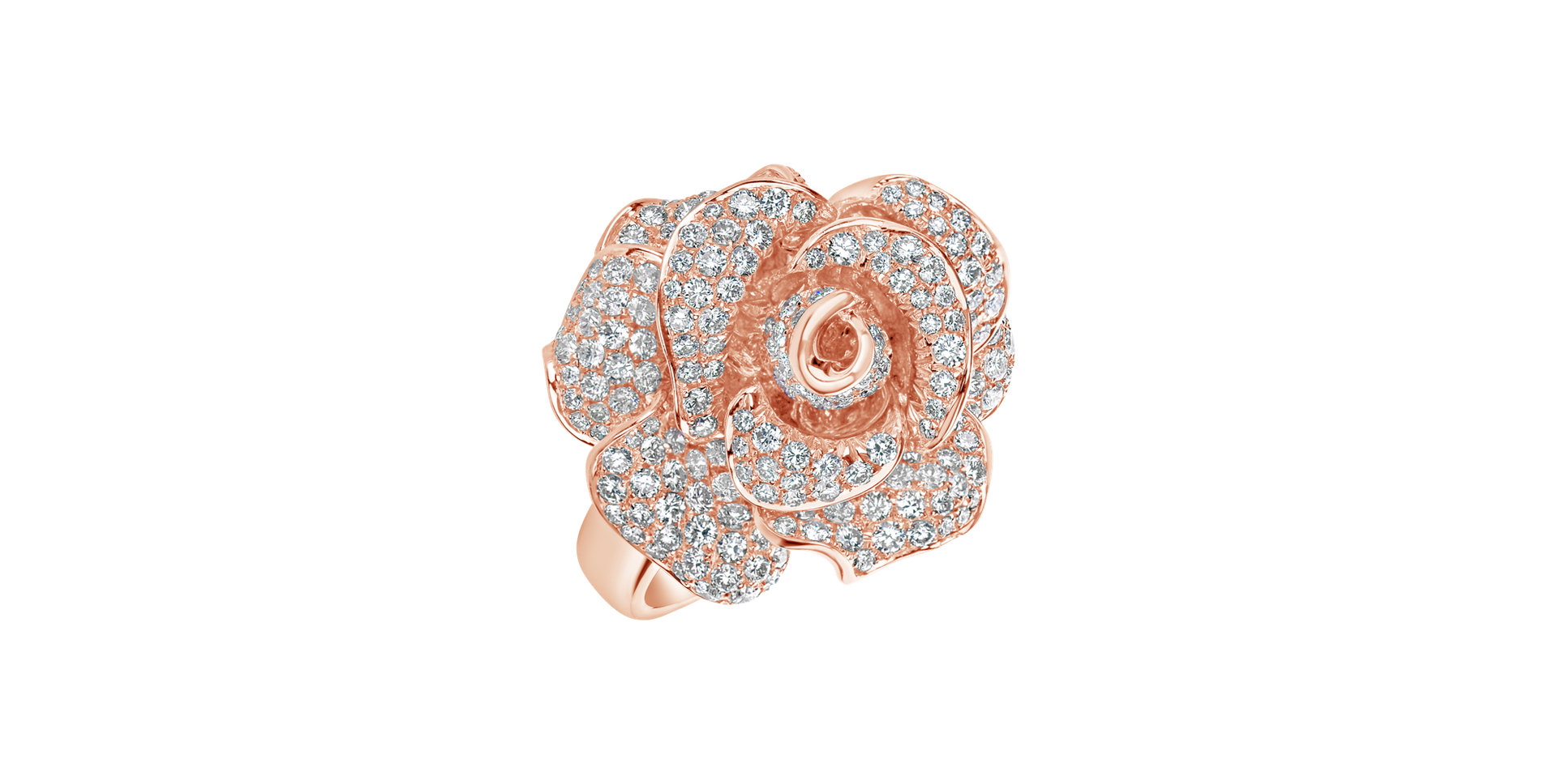 Diamond ring Antique Rose