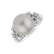 Diamond ring with Pearl Caribbean Mystery2