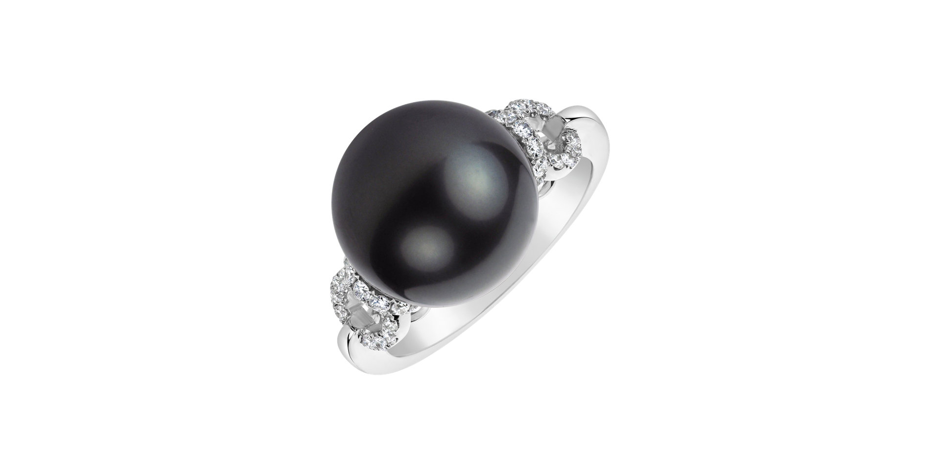 Diamond ring with Pearl Naomy