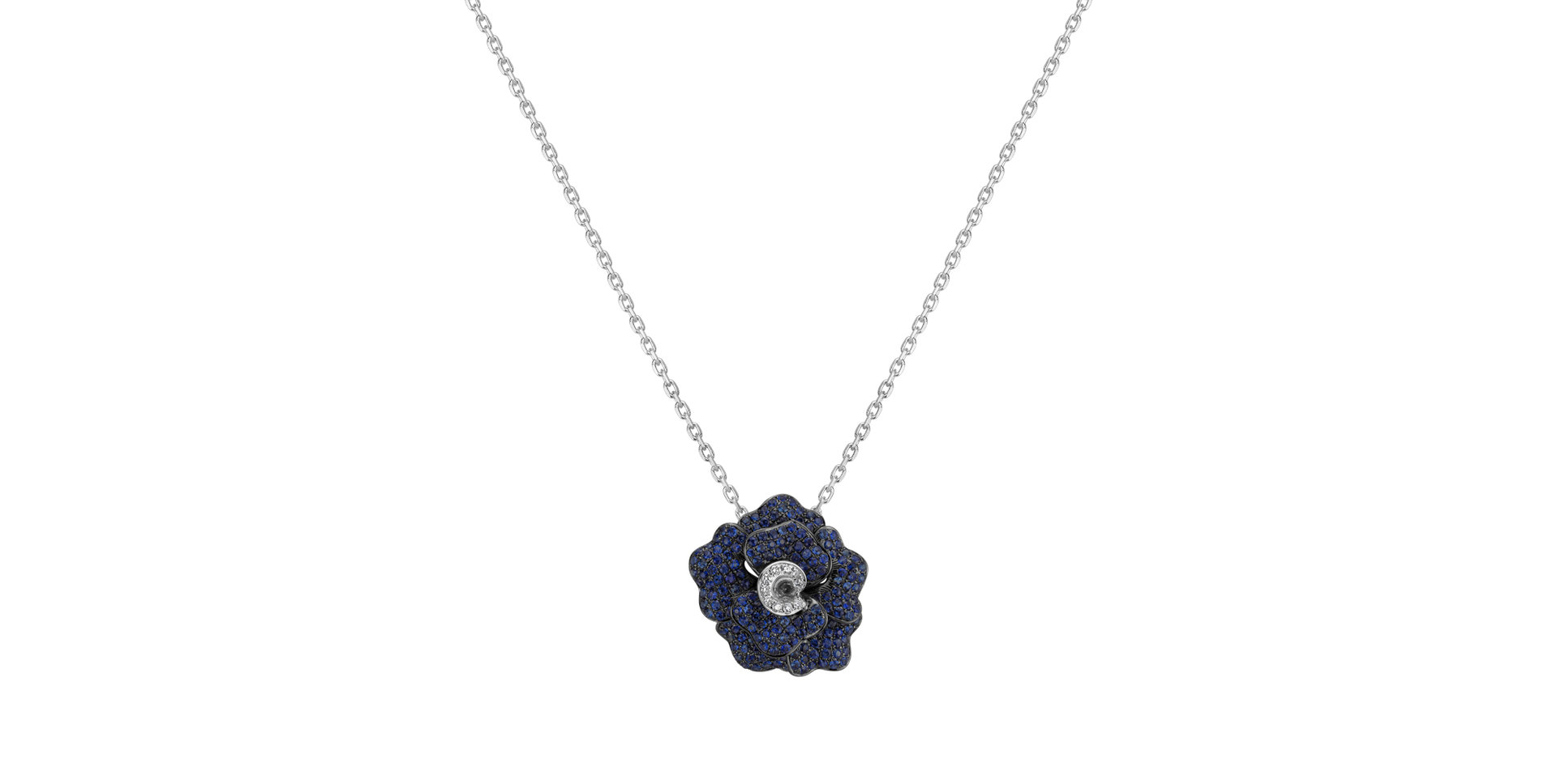 Diamond pendant with Sapphire Dream Elixir