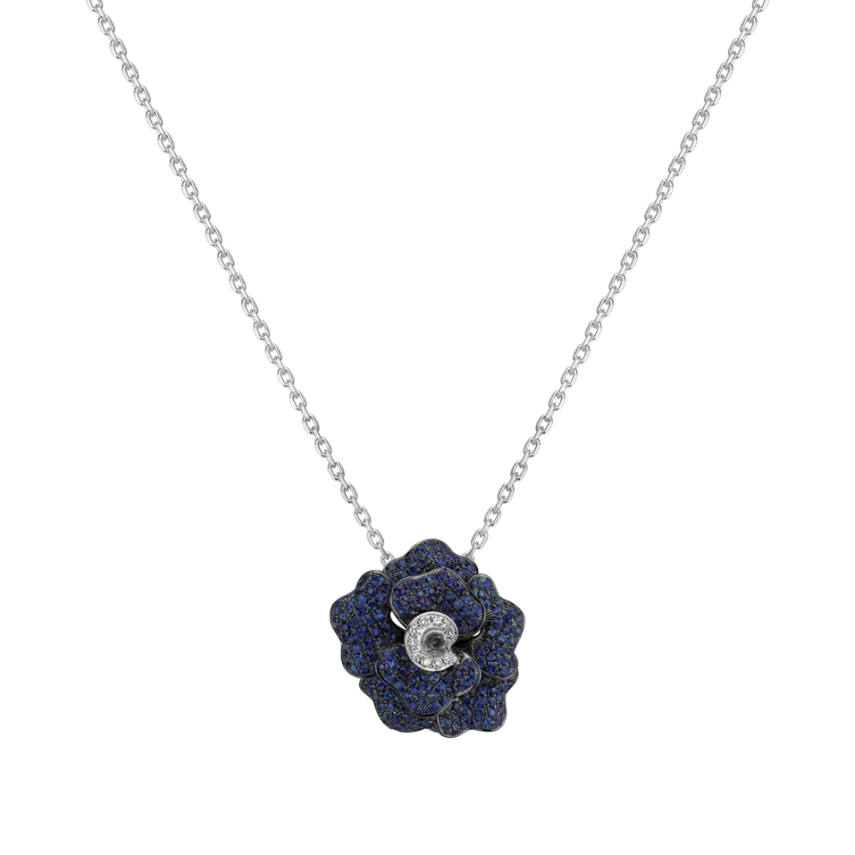 Diamond pendant with Sapphire Dream Elixir
