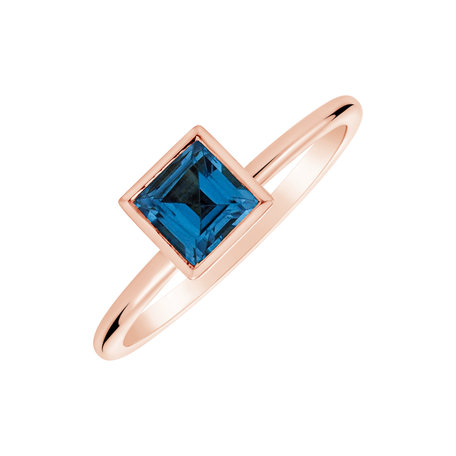 Ring with Topaz Nivalis