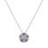 Diamond pendant with Sapphire Shade of Rose2