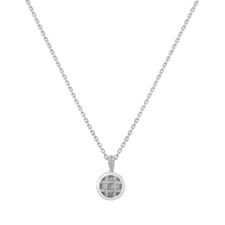 Diamond pendant with Mother of Pearl Adastreia