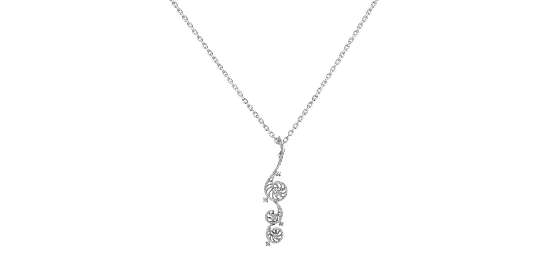 Diamond pendant Cassio