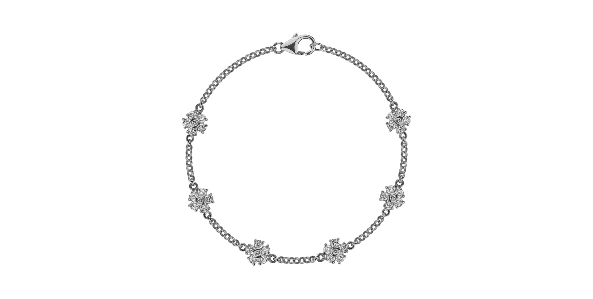 Children's diamond bracelet Sweet Blossoms