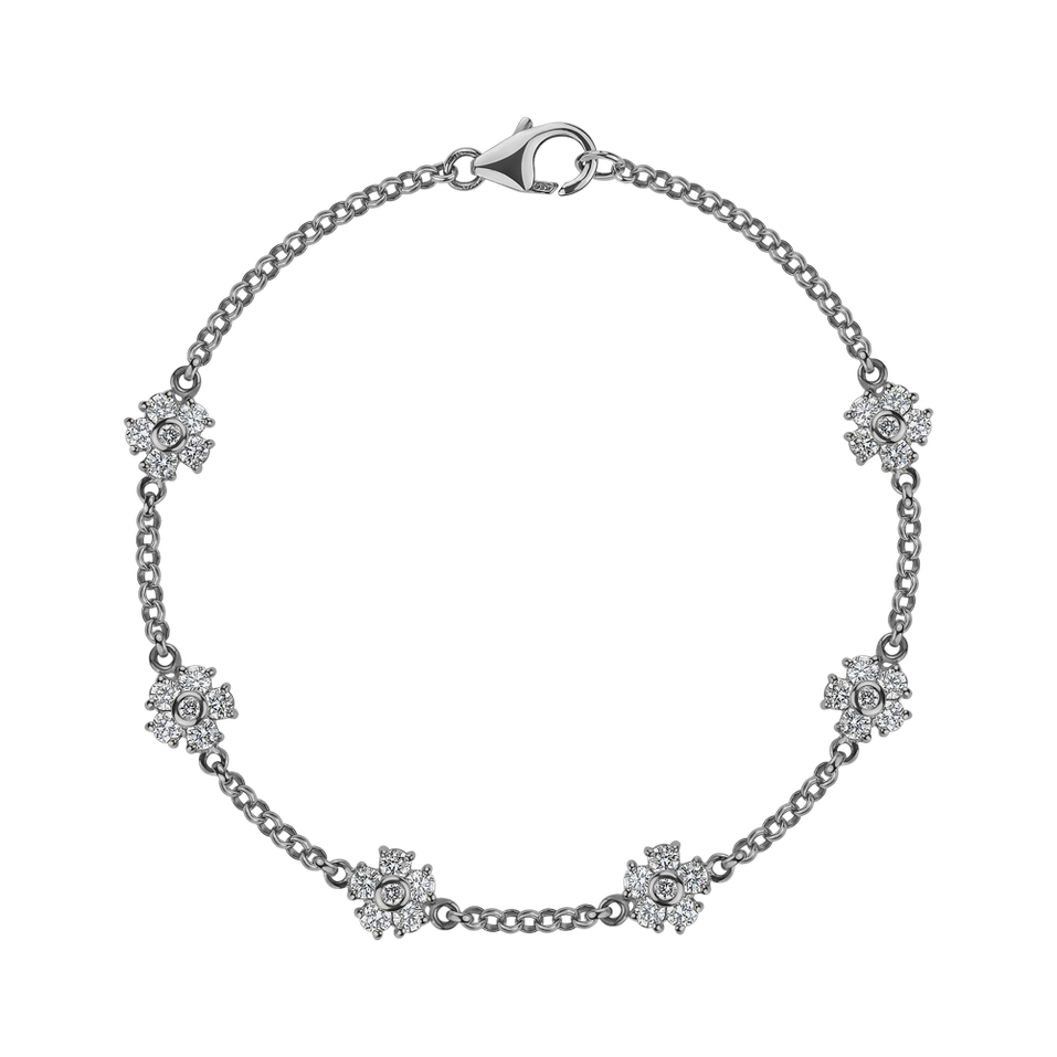 Children's diamond bracelet Sweet Blossoms