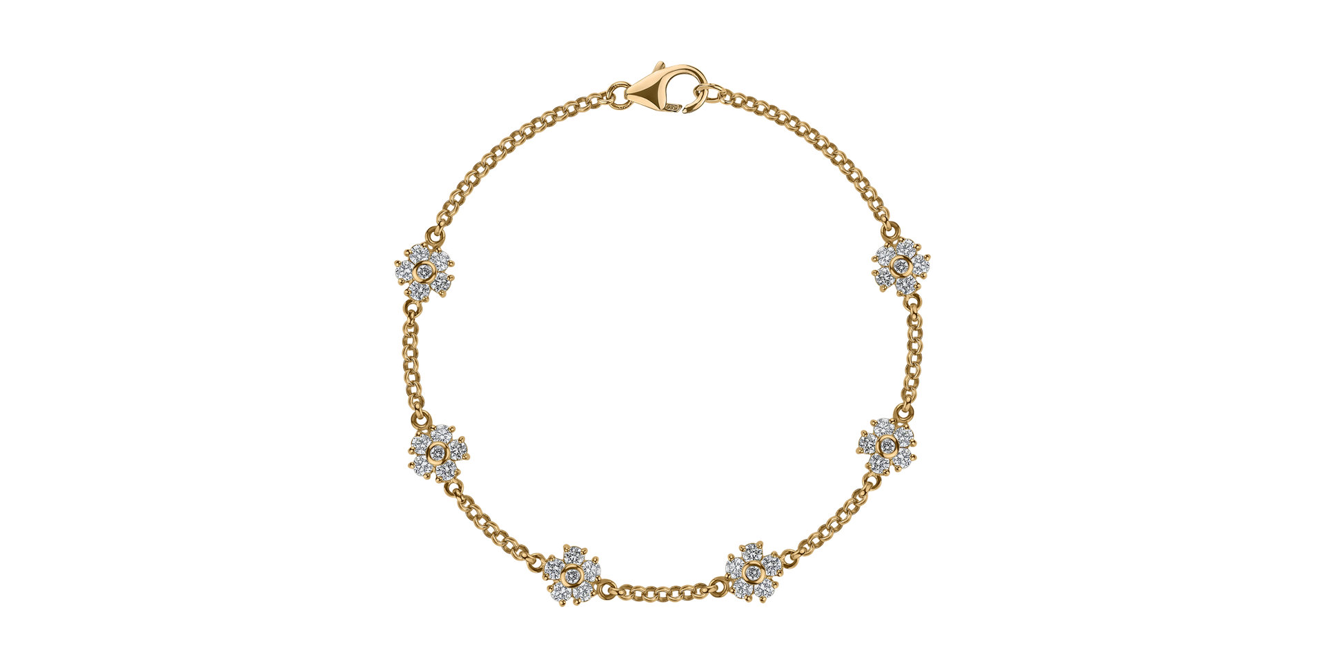 Children's diamond bracelet Sweet Blossoms