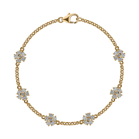 Children's diamond bracelet Sweet Blossoms