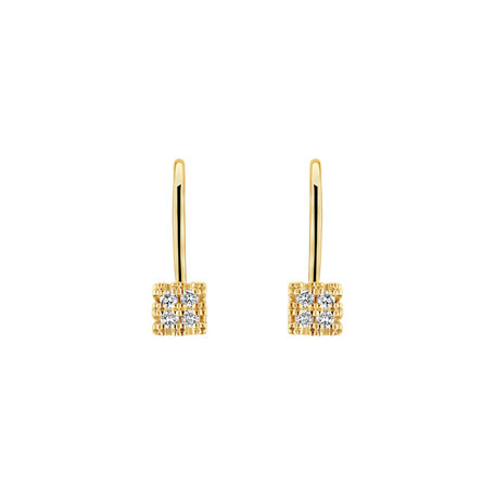 Diamond earrings Amphelice