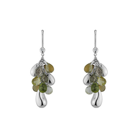 Diamond earrings and gemstones Loggia