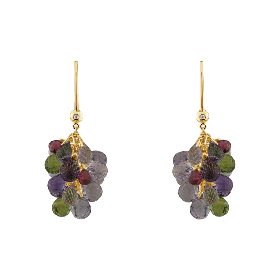 Diamond earrings and gemstones Nucci