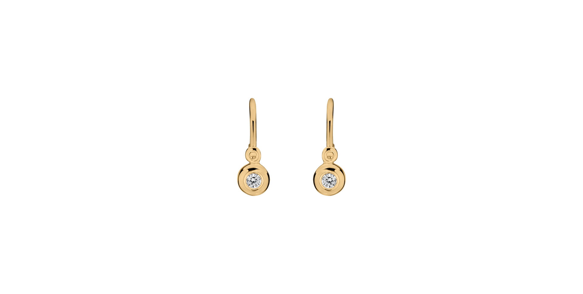 Children's diamond earrings Inesa